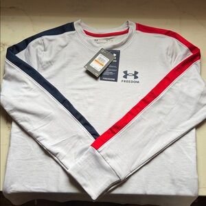 Under Armour Long Sleeve Freedom Rival Terry NWT